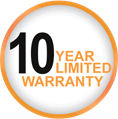 10 year limited warranty