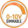 0–10V dimmable
