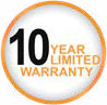 10 year limited warranty