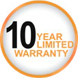 10 year limited warranty