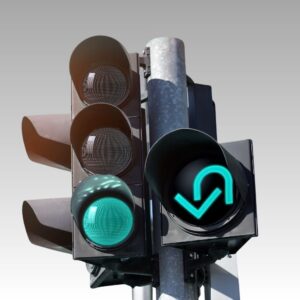 IL6-P3 Series Traffic Signal Module – U Turn Arrow