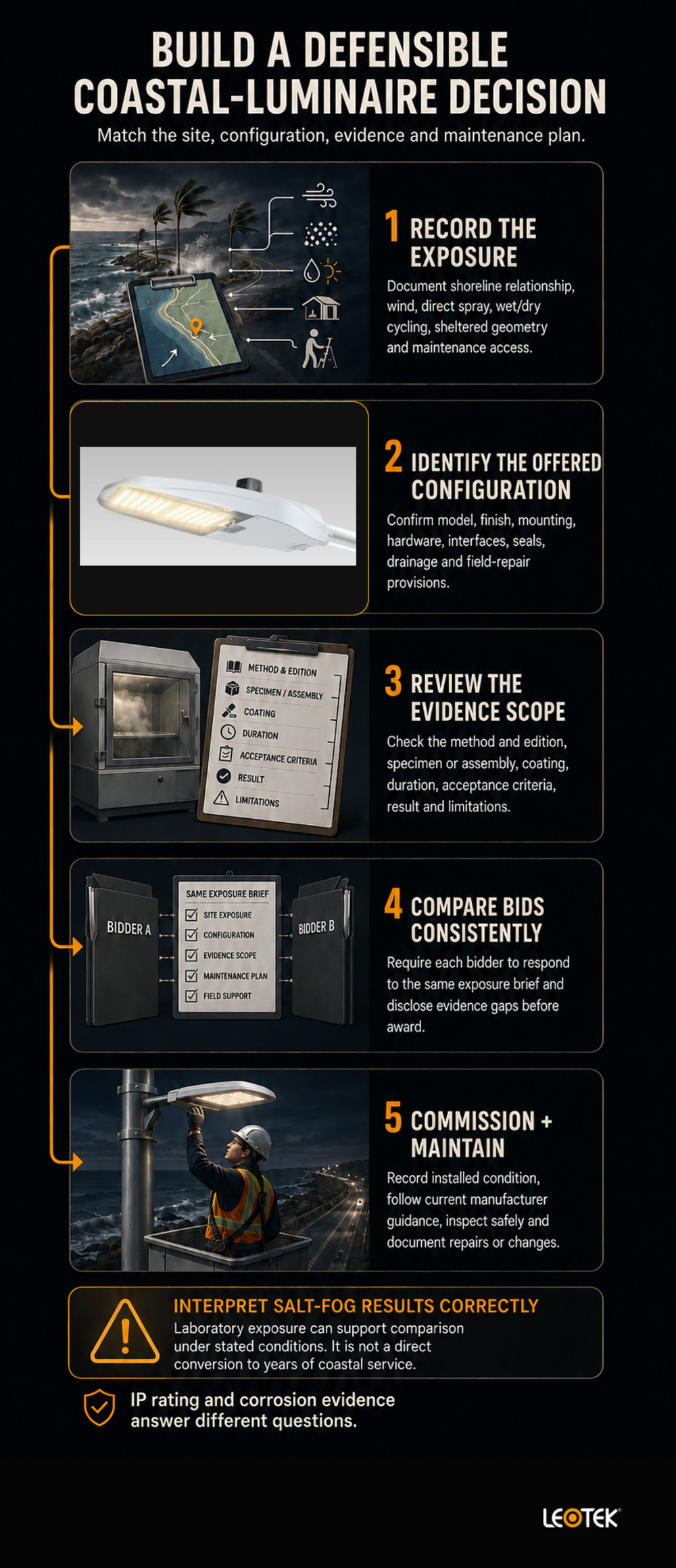 coastal-luminaire-procurement-maintenance-workflow-infographic