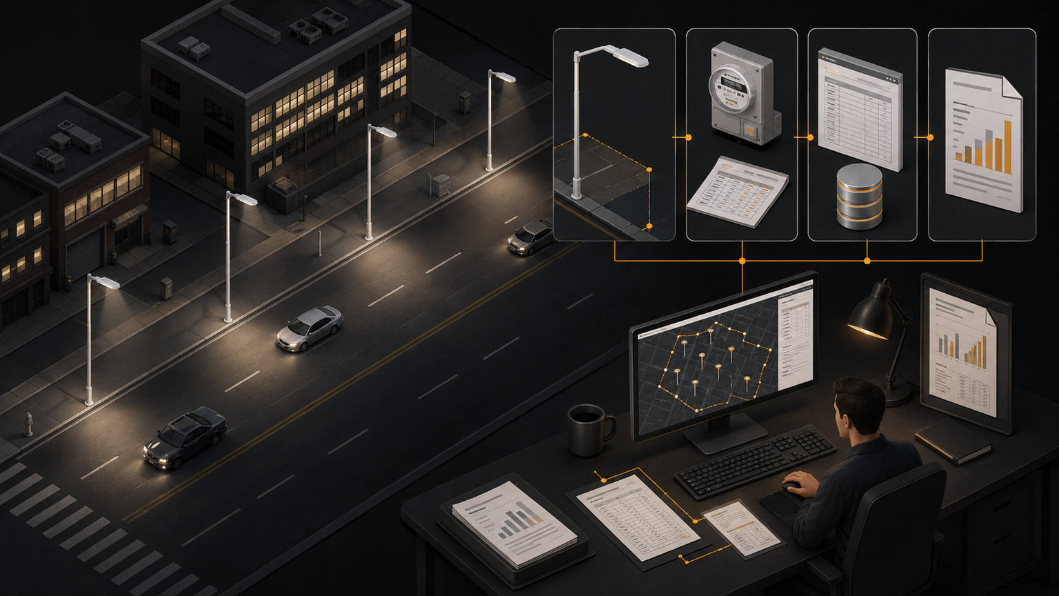 Streetlight Carbon Reporting: How Cities Calculate CO2e